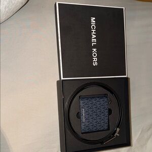 Michael Kors Belt and Wallet